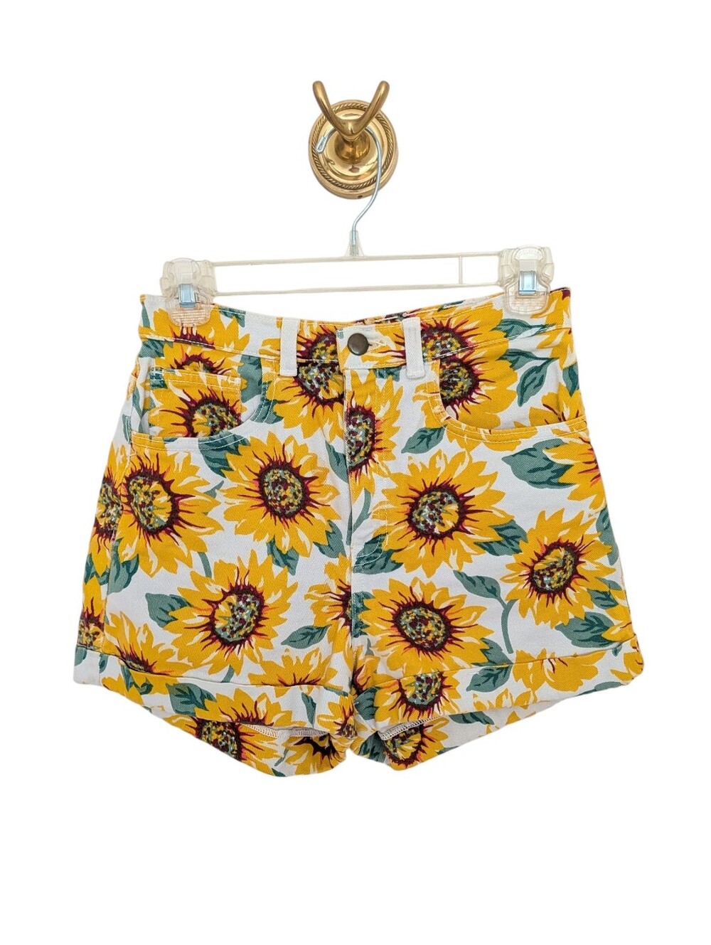 Vintage American Apparel Sunflower Denim Shorts